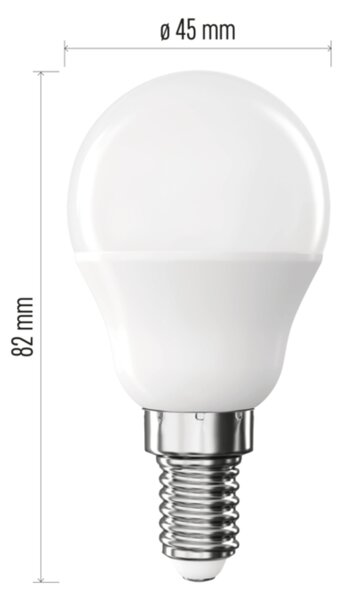 LED žárovka ZQ1E43 E14, 6,5W, neutrální bílá