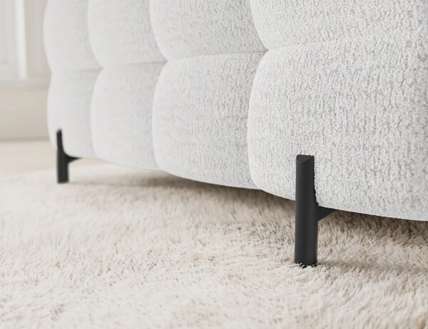 Designová sedací souprava do U KALANI - bílá, pravé provedení
