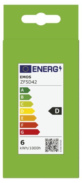 LED žárovka ZF5D42 E27, 5,9W, teplá bílá