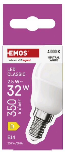 LED žárovka ZQ1D13 E14, 2,5W, neutrální bílá