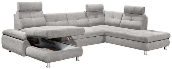 SEDACÍ SOUPRAVA, textil, barvy stříbra MID.YOU - Sedací soupravy, Online Only