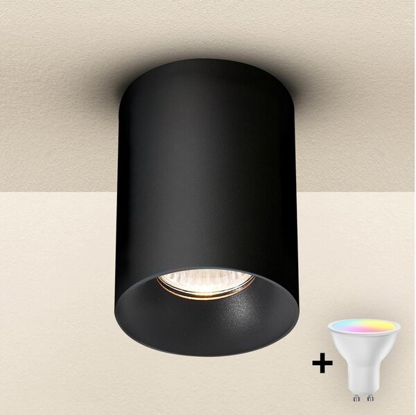 Brilagi - LED RGBW Stmív. bodové svítidlo TRINE 1xGU10/4,8W/230V černá