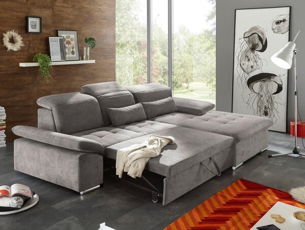 ROHOVÁ SEDAČKA, textil, kompozitní dřevo, jílová barva MID.YOU - Sedací soupravy, Online Only