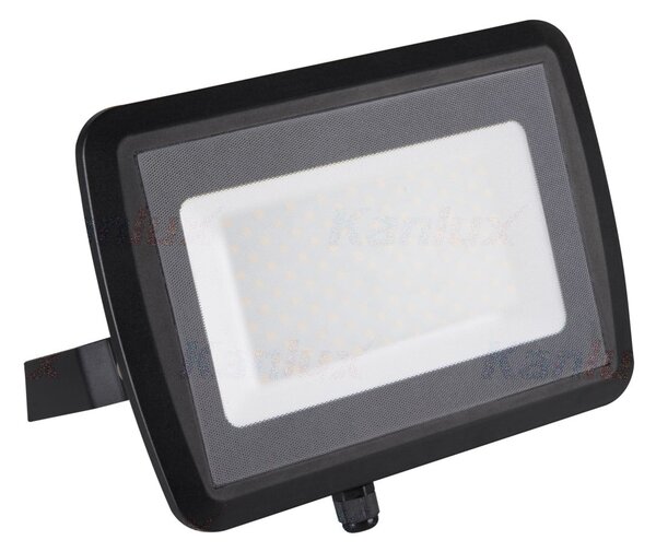 KANLUX LED reflektor 100W 4000K 8000lm černý IP65 33204