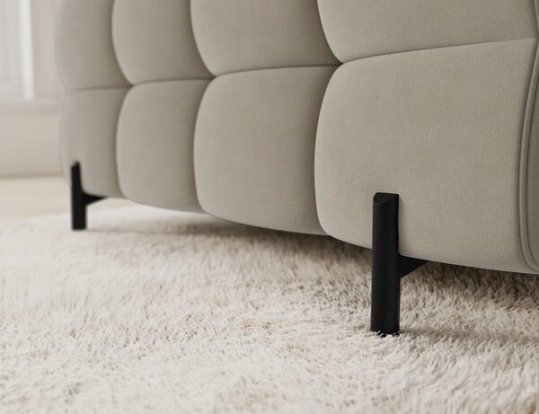 Designová sedací souprava do U KALANI - béžová, pravé provedení