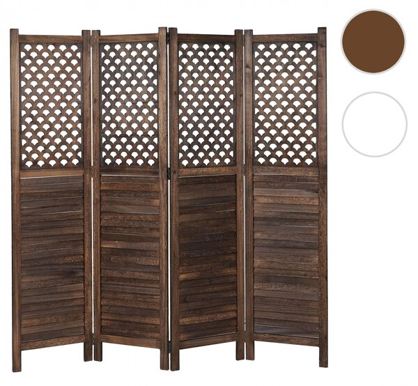Paraván Shabby vintage A84 - 170 x 161 cm - Hnědá