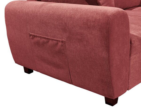 ROHOVÁ SEDAČKA, textil, kompozitní dřevo, bobulová MID.YOU - Sedací soupravy, Online Only