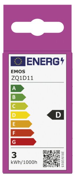 LED žárovka ZQ1D11 E14, 2,5W, teplá bílá
