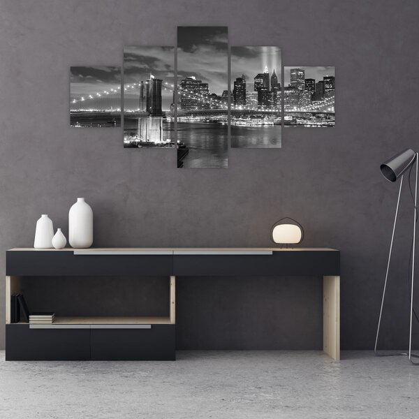 Obraz - Brooklynský most (125x70 cm)