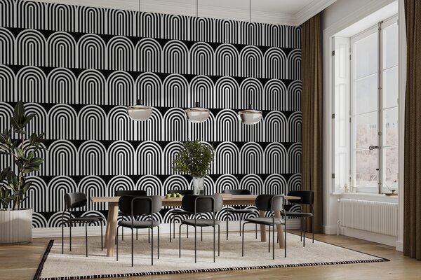 Fototapeta Černobílý vzor, Designové fototapety na zeď, Populární fototapety, w00484v3 - Tapeko.co.cz
