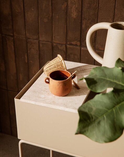 Ferm Living Plant Box Tray, beige marble