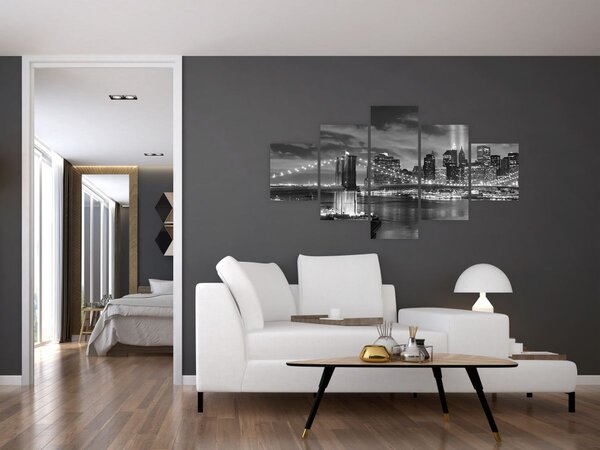 Obraz - Brooklynský most (125x70 cm)