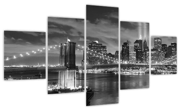 Obraz - Brooklynský most (125x70 cm)