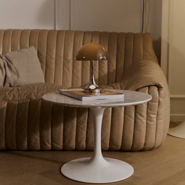 Louis Poulsen Panthella 160 Portable Original, opálově hnědá, stmívatelný, Hnědá / rez, Obývací pokoj / jídelna, Plast, Design