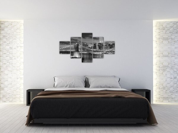 Obraz - Brooklynský most (125x70 cm)