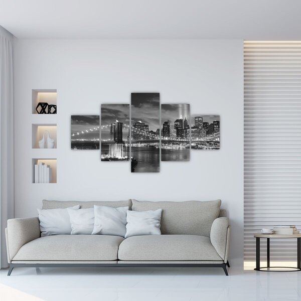Obraz - Brooklynský most (125x70 cm)