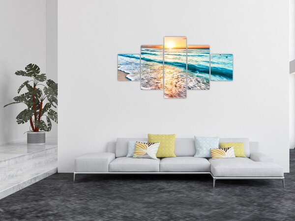 Obraz - Mořská pláž (125x70 cm)