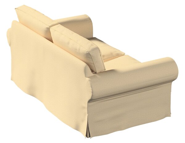 Potah na pohovku IKEA Ektorp 2-místná rozkládací NOVÝ MODEL 2012 barva béžová látka lesklé, pletený vzor