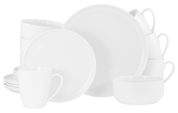 KOMBINOVANÁ SOUPRAVA, 16dílné, porcelán Creatable - Online Only nádobí, Online Only