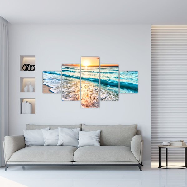Obraz - Mořská pláž (125x70 cm)