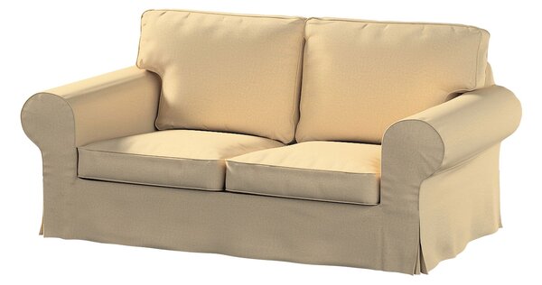 Potah na pohovku IKEA Ektorp 2-místná rozkládací NOVÝ MODEL 2012 barva béžová látka lesklé, pletený vzor