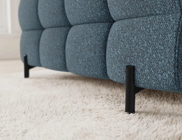 Designová sedací souprava do U KALANI - modrá, pravé provedení