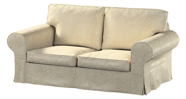 Potah na pohovku IKEA Ektorp 2-místná rozkládací NOVÝ MODEL 2012 barva béžová látka lesklé, pletený vzor, vzorované