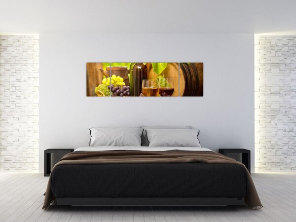 Obraz - Vína (170x50 cm)