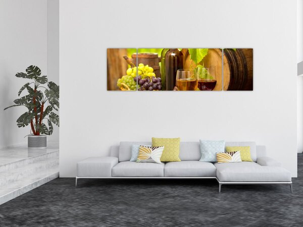 Obraz - Vína (170x50 cm)