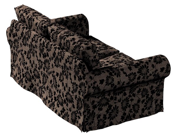 Potah na pohovku IKEA Ektorp 2-místná rozkládací NOVÝ MODEL 2012 barva hnědá látka pletený vzor, vzorované