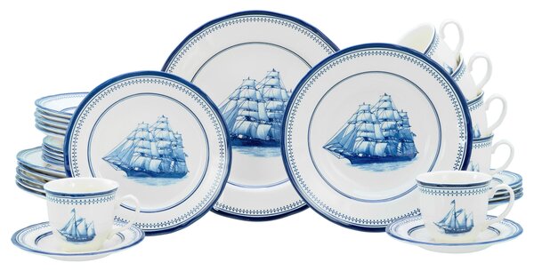 KOMBINOVANÁ SOUPRAVA, 30dílné, pórovina Creatable - Online Only nádobí, Online Only