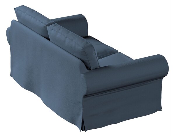 Potah na pohovku IKEA Ektorp 2-místná rozkládací NOVÝ MODEL 2012 barva modrá látka pletený vzor