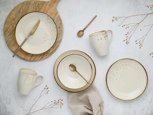 SNÍDAŇOVÁ SOUPRAVA kamenina keramika Creatable - Kolekce nádobí, Online Only