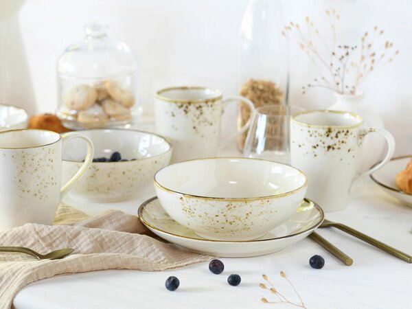 SNÍDAŇOVÁ SOUPRAVA kamenina keramika Creatable - Kolekce nádobí, Online Only