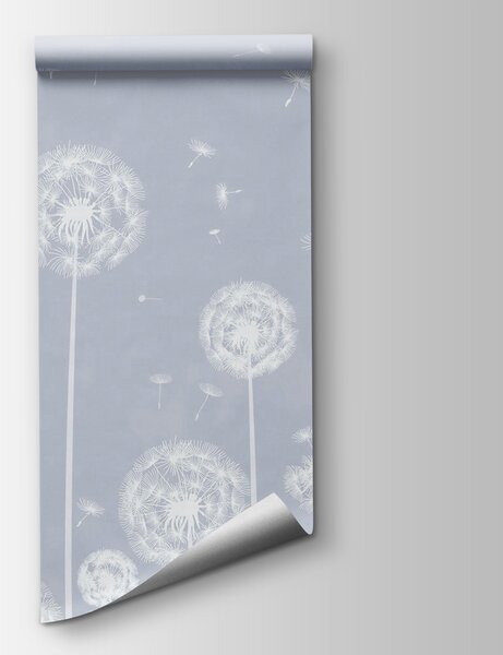 Fototapeta Bílé pampelišky poletující ve vzduchu, Přírodní fototapety, Populární fototapety, w00657v2 - Tapeko.co.cz