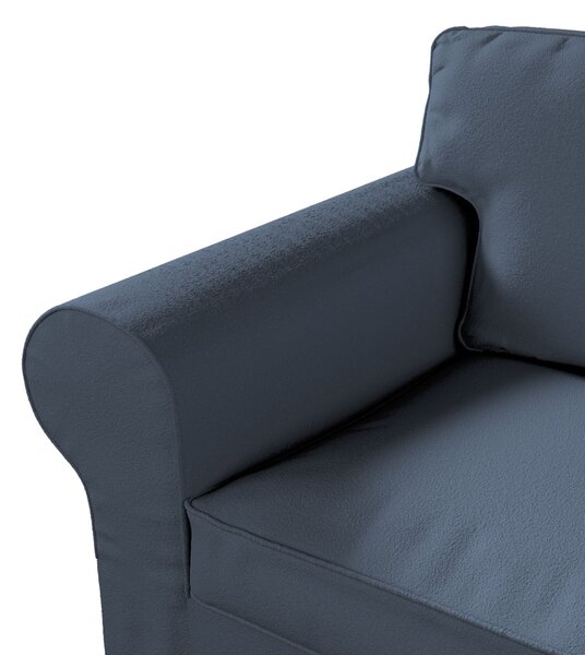 Potah na pohovku IKEA Ektorp 2-místná rozkládací NOVÝ MODEL 2012 barva modrá látka pletený vzor