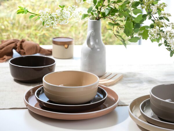 KOMBINOVANÁ SOUPRAVA, 16dílné, kamenina Creatable - Online Only nádobí, Online Only