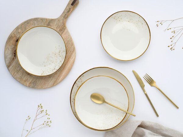 SADA DEZERTNÍCH TALÍŘKŮ, keramika, 21 cm Creatable - Online Only nádobí, Online Only