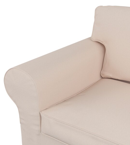 Potah na pohovku IKEA Ektorp 2-místná rozkládací NOVÝ MODEL 2012 barva růžová látka pletený vzor