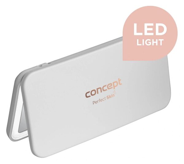 Concept KZ2010 - LED Kosmetické zrcátko PERFECT SKIN LED/1,5W/5V 300 mAh bílá