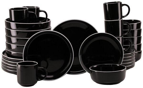 KOMBINOVANÁ SOUPRAVA, 30dílné, kamenina Creatable - Online Only nádobí, Online Only