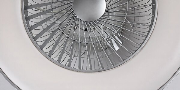 Rabalux - LED Stmívatelné stropní svítidlo s ventilátorem LED/40W/230V + DO