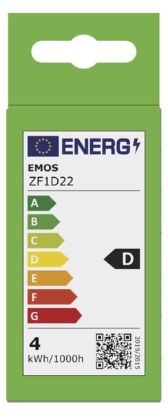 LED žárovka filament ZF1D22 E14, 3,4W, teplá bílá