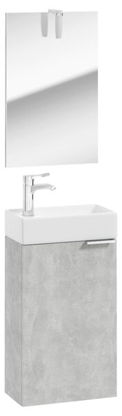 KOUPELNA PRO HOSTY, šedá, 40/60/20 cm MID.YOU - Koupelnové série, Online Only
