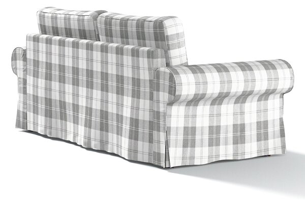 Potah na pohovku IKEA Backabro, 3-místná, rozkládací barva šedá látka pletený vzor, vzorované