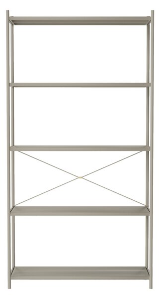 FERM LIVING Policová sestava Punctual, Light Grey / 5 (výška 184 cm)