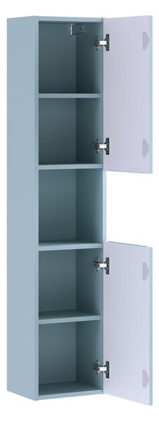 Comad Koupelnová sestava Nova Denim s deskou a košem na prádlo 100 cm modrá/dub coast evoke