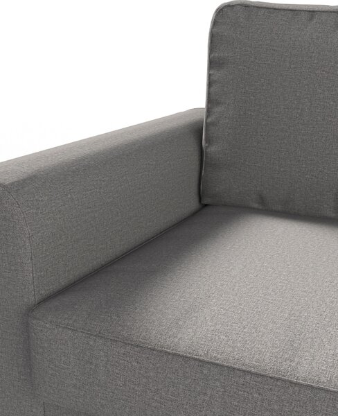 Potah na pohovku IKEA Backabro, 3-místná, rozkládací barva šedá látka pletený vzor
