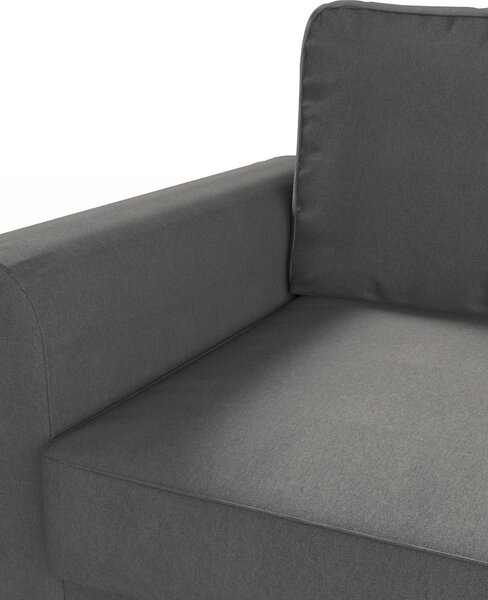 Potah na pohovku IKEA Backabro, 3-místná, rozkládací barva šedá látka pletený vzor
