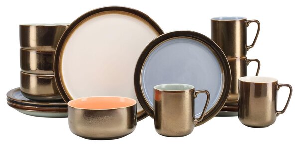 KOMBINOVANÁ SOUPRAVA, 16dílné, kamenina Creatable - Online Only nádobí, Online Only